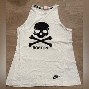 Nike White Skull Crossbones Tank Top